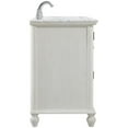thumbnail image 6 of Elegant Decor Rhodes 60" Double Marble Top Bathroom Vanity in Antique White, 6 of 16