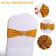 thumbnail image 3 of 20 lazos elásticos para sillas, fundas para sillas con hebilla deslizante para decoración de bodas, fiestas, recepciones y banquetes, 3 of 5