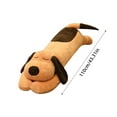 thumbnail image 3 of 110Cm Extra Large Lying Puppy Plush Toy, Cute Soft Comfortable Stuffed Animal With Long Body And Peaceful Expression, Ideal As Sleeping Pillow Cuddly Companion And Decorative Prop, 3 of 5
