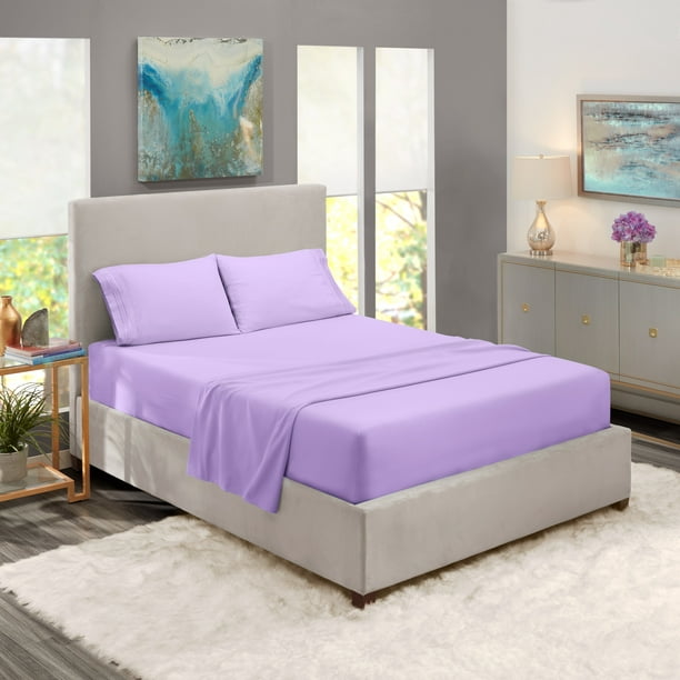 Twin Xl Size Bed Sheets Set Lavender, Size Of Twin Xl Bed Sheets