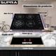thumbnail image 2 of Combo FIAMMA SUPRA Horno Eléctrico Empotrable Pomelo 110 V y Parrilla a Gas 4 Quemadores 60 cm Cristal Templado Negro, 2 of 11