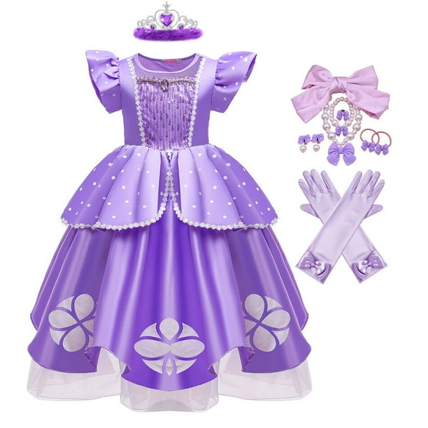 Disfraz de la Princesa Sofía de Disney Junior de Disguise, S/2T, Rosado