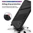thumbnail image 5 of Étui pour iPhone 12 Pro Max, Étui Armure avec Support Protection de Qualité Militaire Pare-Chocs Résistant aux Chocs pour Apple iPhone 12 Pro Max (6.7 Pouces) - Noir, 5 of 5