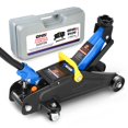 thumbnail image 1 of Elevador de suelo hidráulico DNA MOTORING, 2 toneladas, 5,1-13 pulgadas, azul, 1 of 7