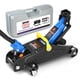 thumbnail image 1 of Elevador de suelo hidráulico DNA MOTORING, 2 toneladas, 5,1-13 pulgadas, azul, 1 of 7