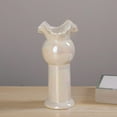 thumbnail image 3 of GROWTH TANK Nordic Simple Ceramic Vase Bud Pot Tabletop Hydroponic Plant Holder Flower Vase A, 3 of 8