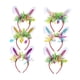 thumbnail image 1 of 6 diademas con orejas de conejo de Pascua, coloridas diademas de dibujos animados, accesorios de disfraz para fiestas temáticas., 1 of 8