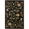 thumbnail image 2 of SAFAVIEH Lyndhurst Milo Floral Border Area Rug, Black/Multi, 6'7" x 6'7" Square, 2 of 6