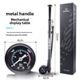 thumbnail image 1 of BLOOKE Heavy-Duty High-Pressure Air Pump with 300psi Gauge - Shock-Absorbing Design for Bike Tires, Forks, Rear Shocks & Versatile Inflation Needs, Durable Construction, Black Finish (JTF360), 1 of 6