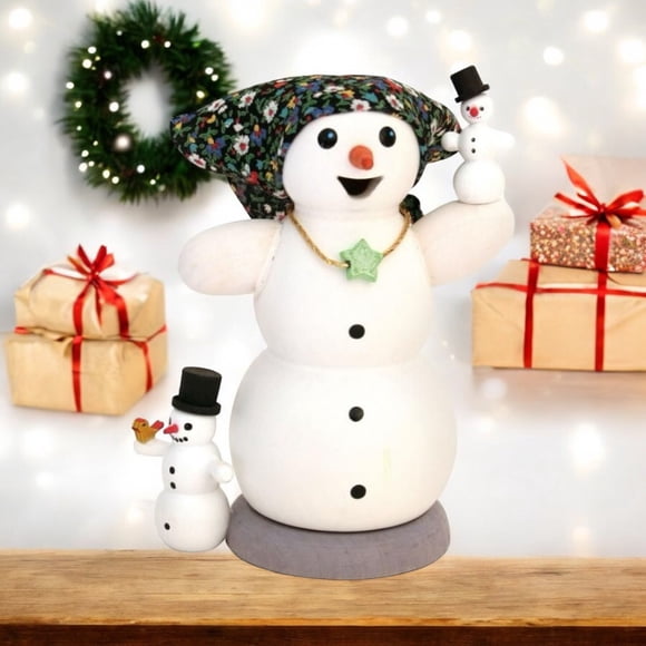 Incense Smoker Snowwoman with kids