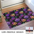 thumbnail image 3 of Neon Halloween Pumpkin Pattern Door Rugs,Washable Non Slip Door Mats Indoor,Decorative Door Mats,Entry Mat Indoor for Entrance,Bedroom,Kitchen,Bathroom,16"x24", 3 of 6