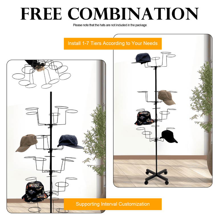 Best Deal for Freestanding Hat Display Rack Stand for Child - Universal