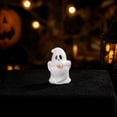 thumbnail image 6 of SLYNSHome Mini Resin Halloween Gnome Figurines,White Spooky Ghost Dwarf Statues, Tiny Tabletop Decor Ornaments For Indoor Holiday Scene Arrangement, 6 of 7