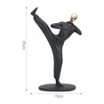 thumbnail image 5 of 2x deportiva ejercicio hombre escultura hogar estantería estatua decoración adornos Macarena Estatuilla abstracta, 5 of 5