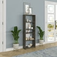 thumbnail image 2 of Ada Home Decor Diosp Multiple Tier Bookcase, Wenge/Oak, 2 of 7