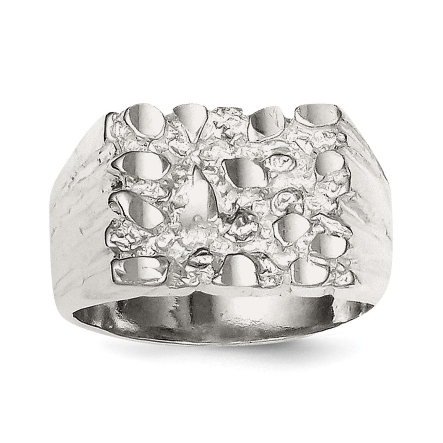 Sterling Silver Nugget Ring QR126 - Walmart.com