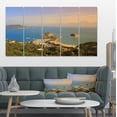 thumbnail image 1 of Route de Randonnée Tropicale Verte - Art Mural du Bord de Mer sur Toile, 1 of 3
