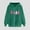 Green, variant on Women'S Christmas Hooded Cute Christmas Tree Print Sweatshirts Long Sleeved Loose Comfortable Fleece Hooded Tops Black L