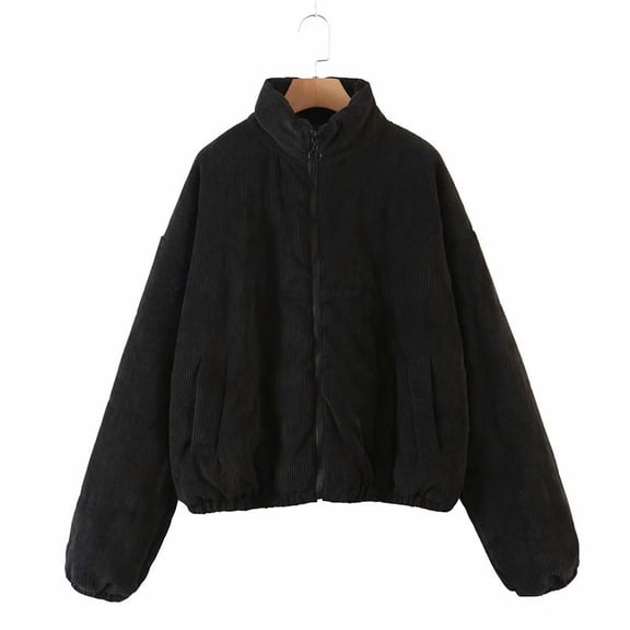BEFOKA Womens Puff Sweatshirts Jackets Long Sleeve Casual Loose Outwear with Pockets Fall Jackets for Women 2025 Boyfriends Shirt Jacket Loose Long Sleeve Tops Cardigan Tops