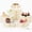 White-5Pack, variant on White 5Pack Foldable Cardboard Food Display Risers Set