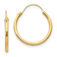 thumbnail image 1 of 14K Yellow Gold Madi K Hoop Earrings, 1 of 2