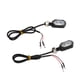 thumbnail image 5 of 2 uds luces de señal de giro universales para motocicleta 12V lámpara de dirección Mini lámpara ovalada para ATV Scooter, 5 of 14