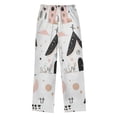 thumbnail image 2 of Cute House Pattern Pajama Pants Soft Lightweight Lounge Pants Bottoms Sleep Pants Warm Comfy, 2 of 9