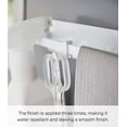 thumbnail image 6 of Yamazaki Home  Magnetic Kitchen Towel Hanger, Steel, Holds 3 lbs - L 1.77 x W 11.02 x H 1.97 inches White, 6 of 7