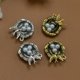 thumbnail image 2 of EeaseMX 20 colgantes de aleación con forma de nido de pájaro, accesorios para hacer joyas, para collares y pulseras (plata antigua), 2 of 7