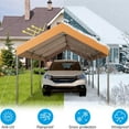 thumbnail image 4 of Carport,10x20 ft Heavy Duty Carport with Roll-up Windows,Portable Garage with Sidewalls,Car Canopy,All-Season Portable Garage for Car Boat Truck Motorcycle Parties, 4 of 7