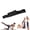 Black, variant on Fitness Resistance Bands for Stretching and Yoga, Number Stretch Resistance Band with Markings, Numbered Resistance Band 8-Section Elastic Training Bands for Yoga, Fitness, Stretching (Black)