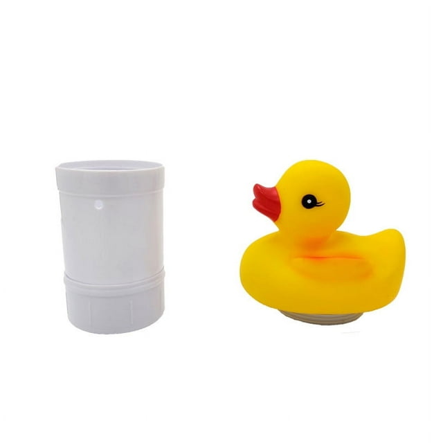 Piscina flotante, dosificador para piscinas y spas exteriores e interiores de 1,5 pulgadas (pato)