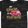 thumbnail image 4 of Inktastic My Uncle is a Firefighter with Fire Truck Boys or Girls Baby Bodysuit, 4 of 5