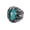 Silver Green Cat's Eye Stone, variant on Vintage Carved Band for Men Stainless Steel Natural Oval Strength Ring Silver Turquoise Stone Size 9