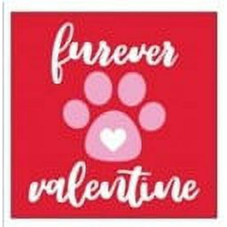 Way to Celebrate Valentine's Day Furever Valentine Napkins, 20 Count
