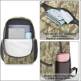 thumbnail image 2 of 17 Inch Lightweight Backpack,PVC Waterproof Oxford Fabric, Ergonomically Designed, with Large Capacity, Camouflage Print, 2 of 5