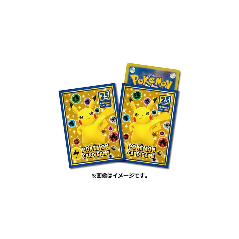 Japanese Pokemon Center Pikachu Card Sleeves 64 ct Sleeve Speech Bubble 