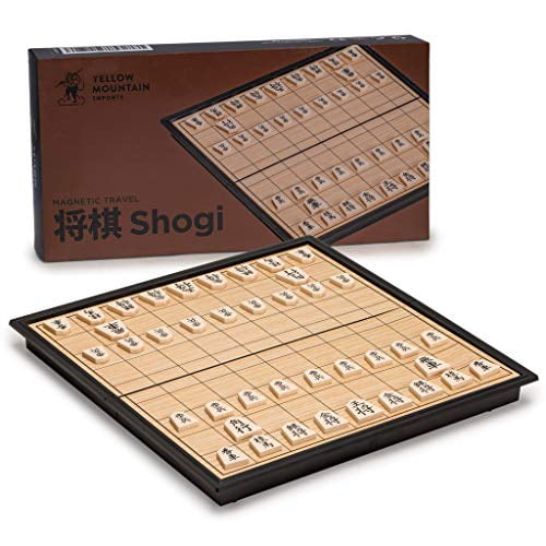 Juego magnético de viaje de ajedrez japonés Yellow Mountain Imports Shogi, 9,75 pulgadas Yellow Mountain Imports 810126013873