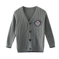 thumbnail image 1 of Girls And Toddler Long Sleeve Cable Knit Button Cardigan Sweater For Autumn Fall And Winter, 1 of 4