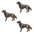 thumbnail image 1 of Latón Pastor Perro de Escritorio Adornos Estatua de Metal Decoración Té Mascota Mano, 1 of 6