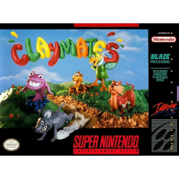 Restored Claymates (Super Nintendo, 1993) SNES Video Game (Refurbished)
