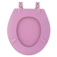 thumbnail image 3 of Standard Wood Toilet Seat, Tea Rose - 17 Inch - Fits All Standard Size Fixtures - Easy to Install Fantasia by Achim Home Decor, 3 of 3