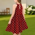 thumbnail image 4 of Ashirexll Robes pour Filles Enfants Sans Manches Mode Col Rond Patchwork Ludique Été Décontractée Robe d'Été pour Préadolescentes, 4 of 6