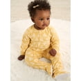 thumbnail image 3 of Gerber Baby and Toddler Neutral Microfleece Blanket Sleeper Pajamas, 3-Pack, Sizes 0/3M-5T, 3 of 12