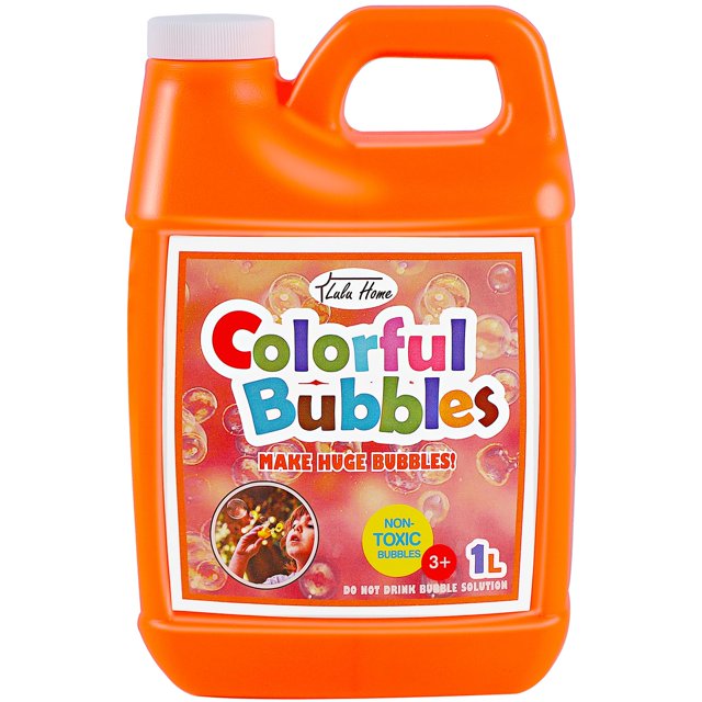 Recarga concentrada Lulu Home de Bubble Solution, 1 litro, para fiestas infantiles