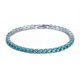 thumbnail image 1 of Pulseras de tenis de lujo con circonita cúbica de 4 mm, 1 of 4