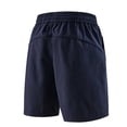 thumbnail image 5 of Besolor Workout Shorts for Men Wide Leg Drawstring Elastic Waist Quick Dry Breathable Athletic Hiking Shorts with Pockets(Large,Navy), 5 of 5
