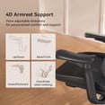 thumbnail image 4 of BeesClover Ergonomic Office Chair (Doro c300 Style), Big and Tall Desk Chair with 3D Armrests & Dynamic Lumbar Support, Adjustable High Back Mesh Computer Chair for Home Office, 4 of 9