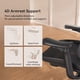 thumbnail image 4 of Yeshouse Silla de oficina ergonómica Doro c300, grande y alta con respaldo ajustable, reposabrazos 3D y soporte lumbar dinámico, de malla, ideal para oficina en casa, 4 of 9