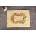 thumbnail image 4 of Darling Souvenir Personalized Engraved Laser Cut Wedding Guest Book Wooden Cover Sign-in Book Registry Guestbook Scrapbook-WV, 4 of 7